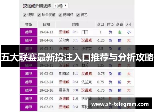 五大联赛最新投注入口推荐与分析攻略